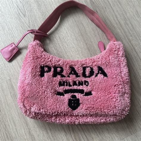 fake pink prada terry bag|prada purse counterfeit.